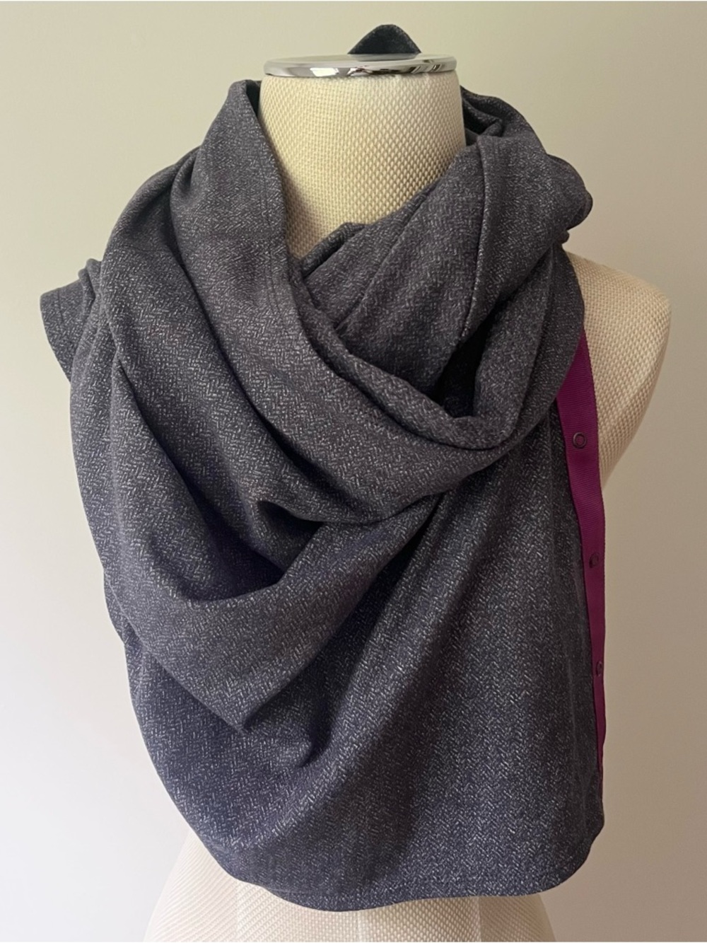 Lululemon Vinyassa Loop Scarf Purple Wrap Yoga Pilates